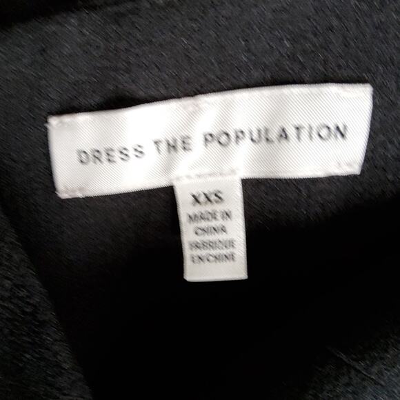 Dress the Population Women's Sleeveless Midi Elle Sheath Dress in Black - Picture 9 of 10